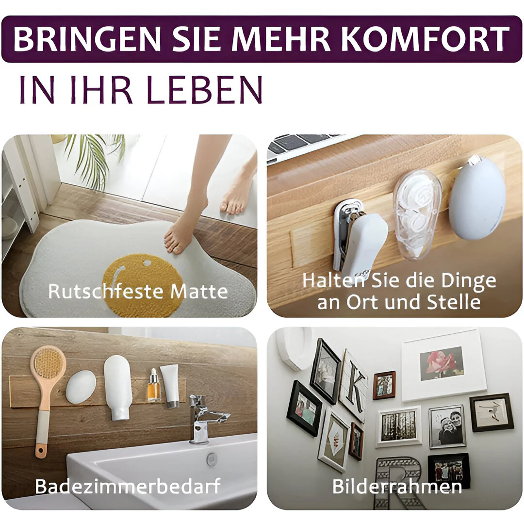 Adhero™ - Doppelseitiges Klebeband (Satz von 60 Stück) - Image 3