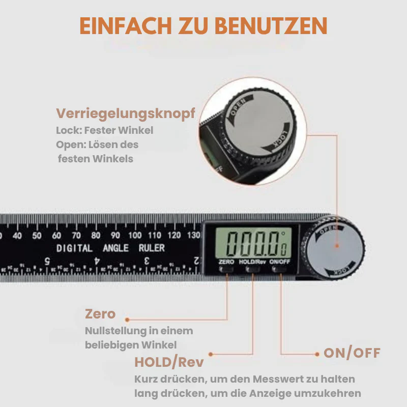 AngleMate™ | 360° Digital-Winkelmesser - Image 3