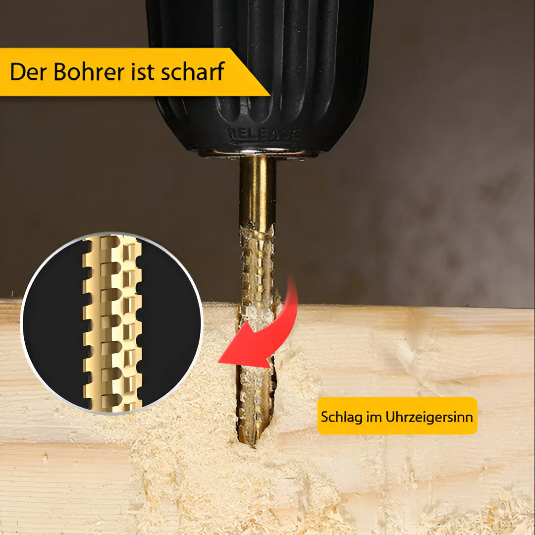BoreMax™ - Spiralzahn-Sägebohrer (Satz von 6 Stück) - Image 3