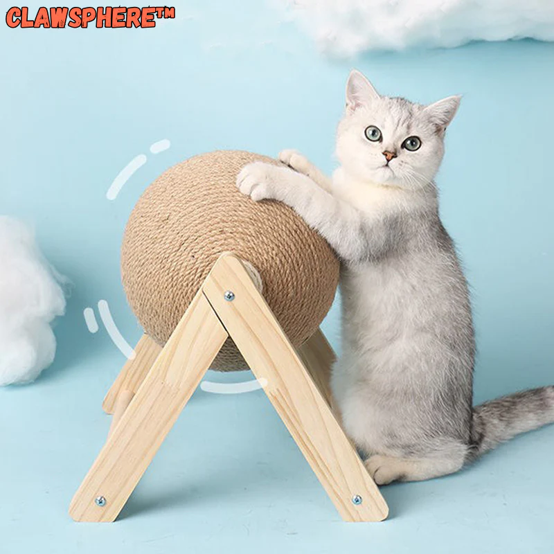 ClawSphere™ | Drehbarer Katzen-Kratzball