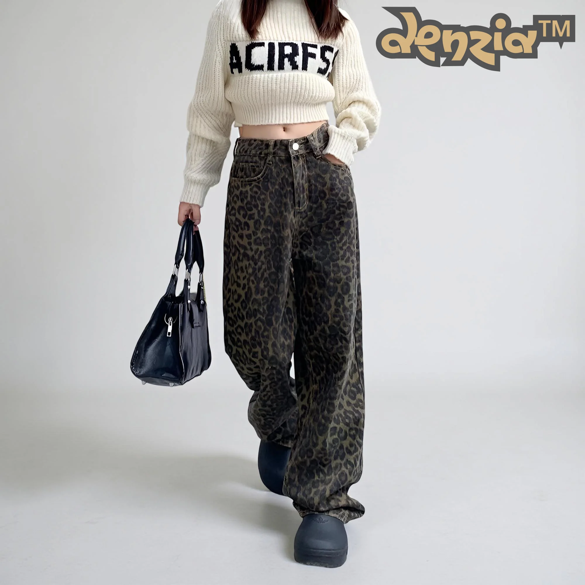 Denzia™ - Jeans mit Leopardenmuster