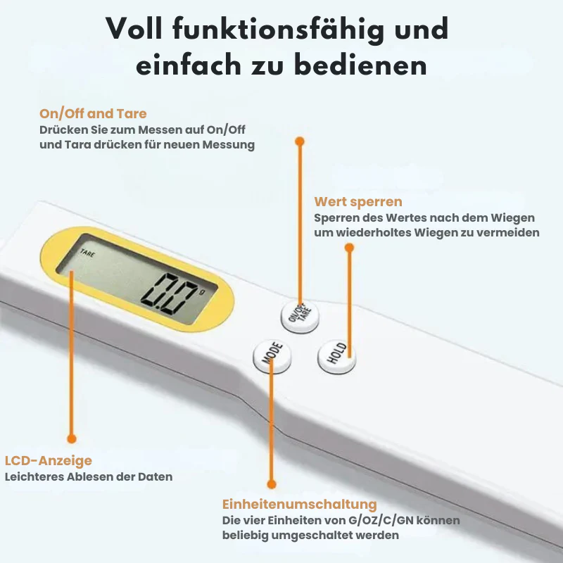 DigiMeasure™ | Digitale Messlöffelwaage - Image 5