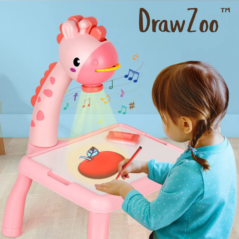 DrawZoo™ | Giraffen-Projektortisch zum Zeichnen