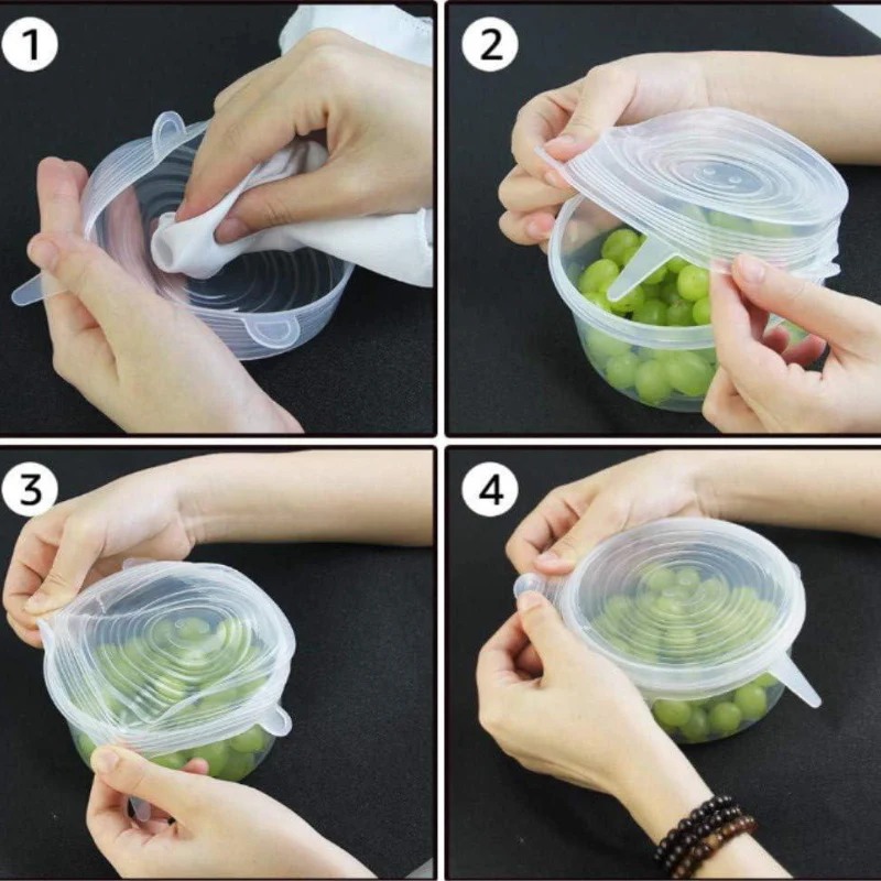 EcoLid™ | Behälterabdeckungen aus Silikon (1+1 SATZ GRATIS) - Image 4