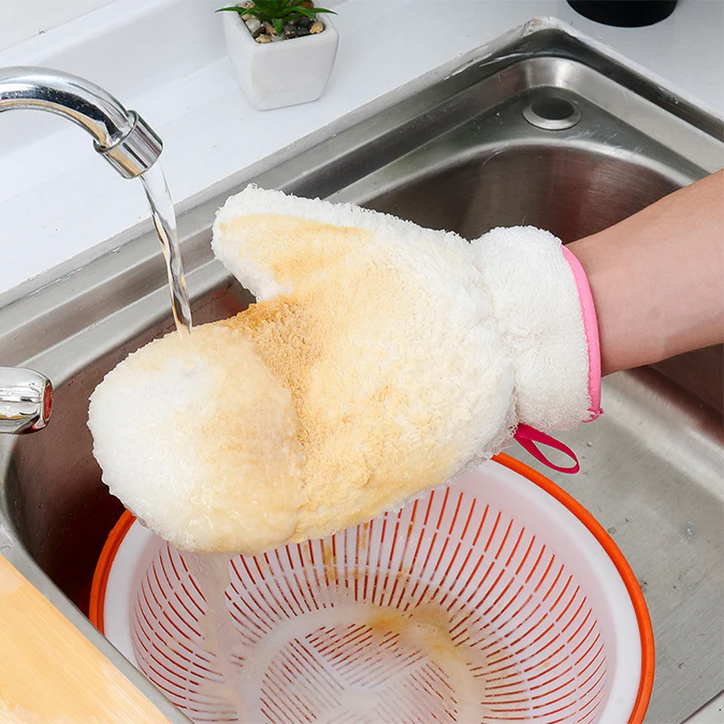 EcoScrub™ | Geschirrspülhandschuh aus Bambusfaser (1+1 GRATIS) - Image 2