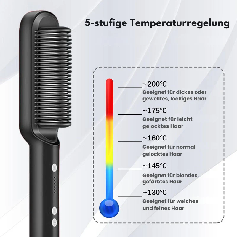 GlamComb⢠| 2-in-1-Haarglättungsbßrste - Image 2