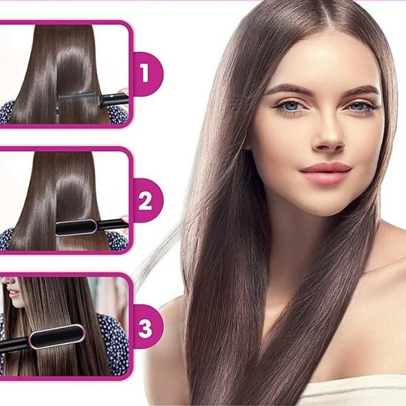 GlamComb⢠| 2-in-1-Haarglättungsbßrste - Image 5