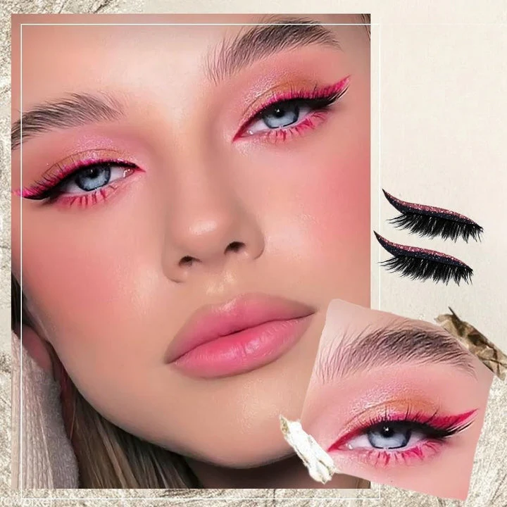 GlitzGrip™ - Wiederverwendbare Wimpern Eyeliner-Aufkleber - Image 6