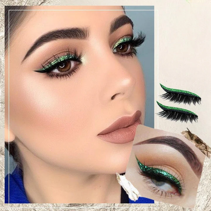 GlitzGrip™ - Wiederverwendbare Wimpern Eyeliner-Aufkleber - Image 7