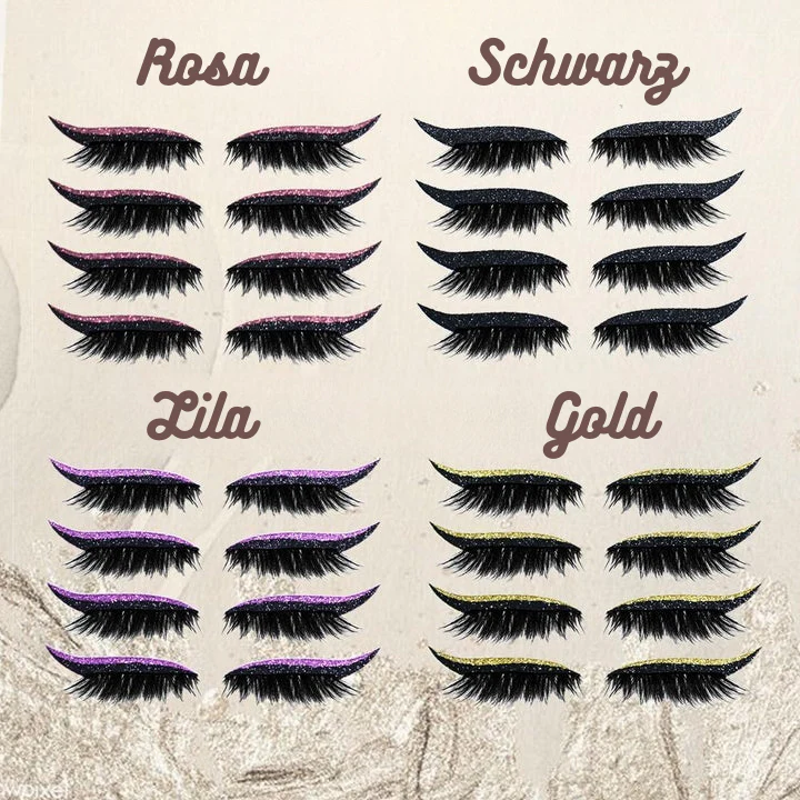 GlitzGrip™ - Wiederverwendbare Wimpern Eyeliner-Aufkleber - Image 8