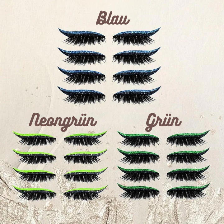 GlitzGrip™ - Wiederverwendbare Wimpern Eyeliner-Aufkleber - Image 9