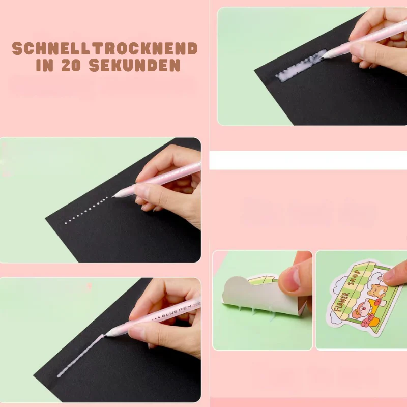 GluePro™ | Schnelltrocknender Klebe-Stift (6 Stifte) - Image 3