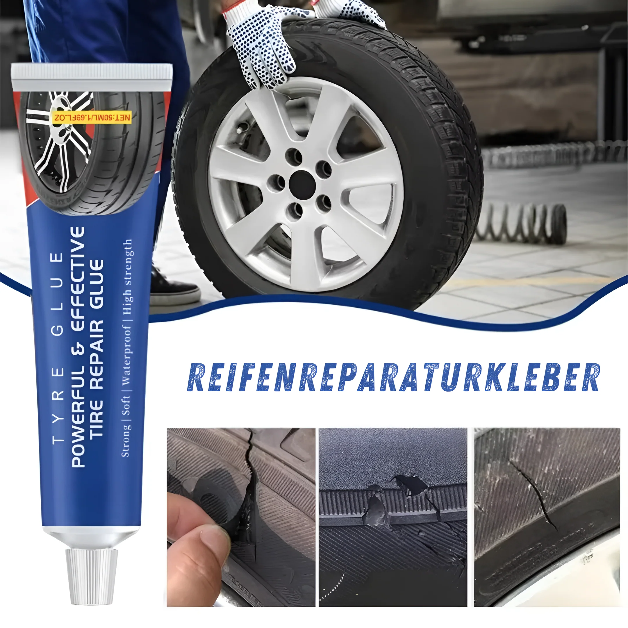 GripFix™ - Reifenreparaturkleber (1+1 GRATIS) - Image 2