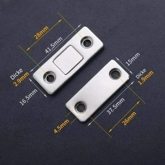 InvisiLock™ | Ultradünne Unsichtbare Schranktürmagnete (4er-Satz) - Image 11