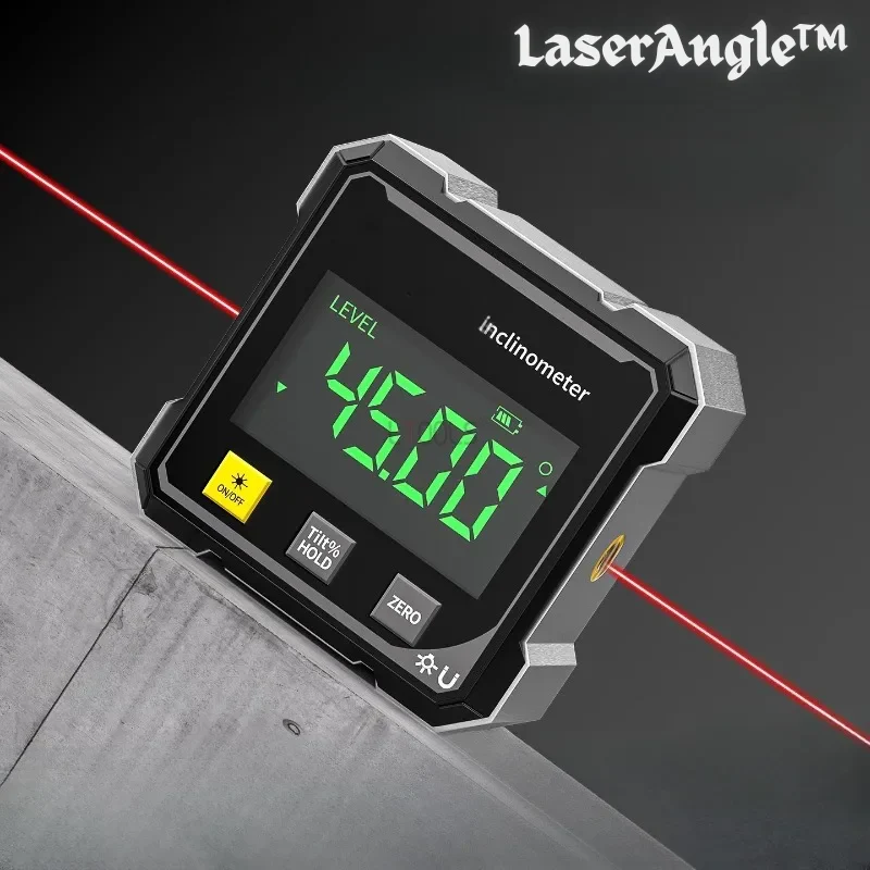 LaserAngle™ | Magnetischer Digital-Winkelmesser mit Laser