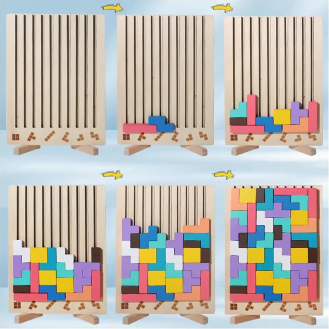 MindStack™ - Holzpuzzle Spiel - Image 5