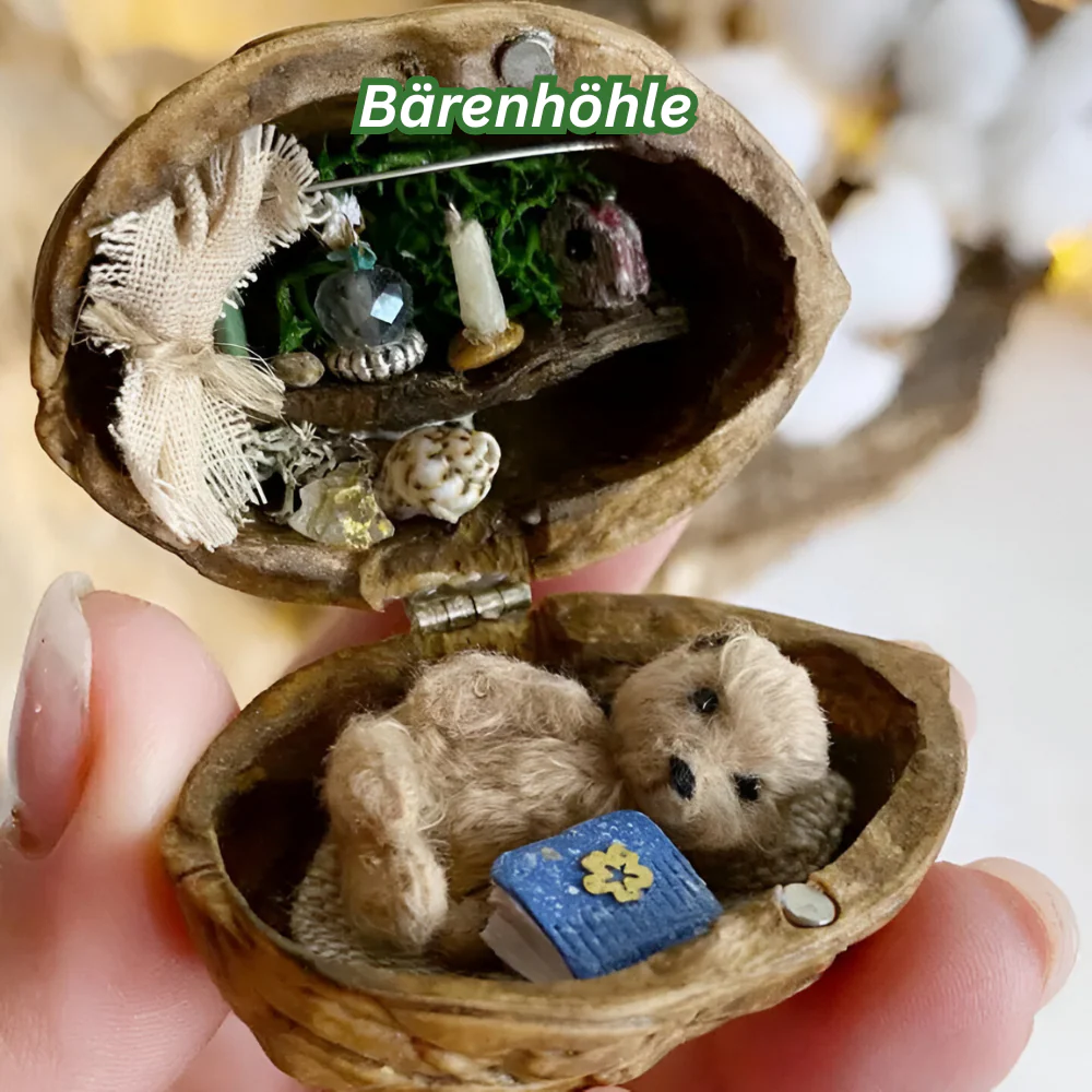 NutNook™ - Walnuss-Schalen Miniatur-Deko - Image 3