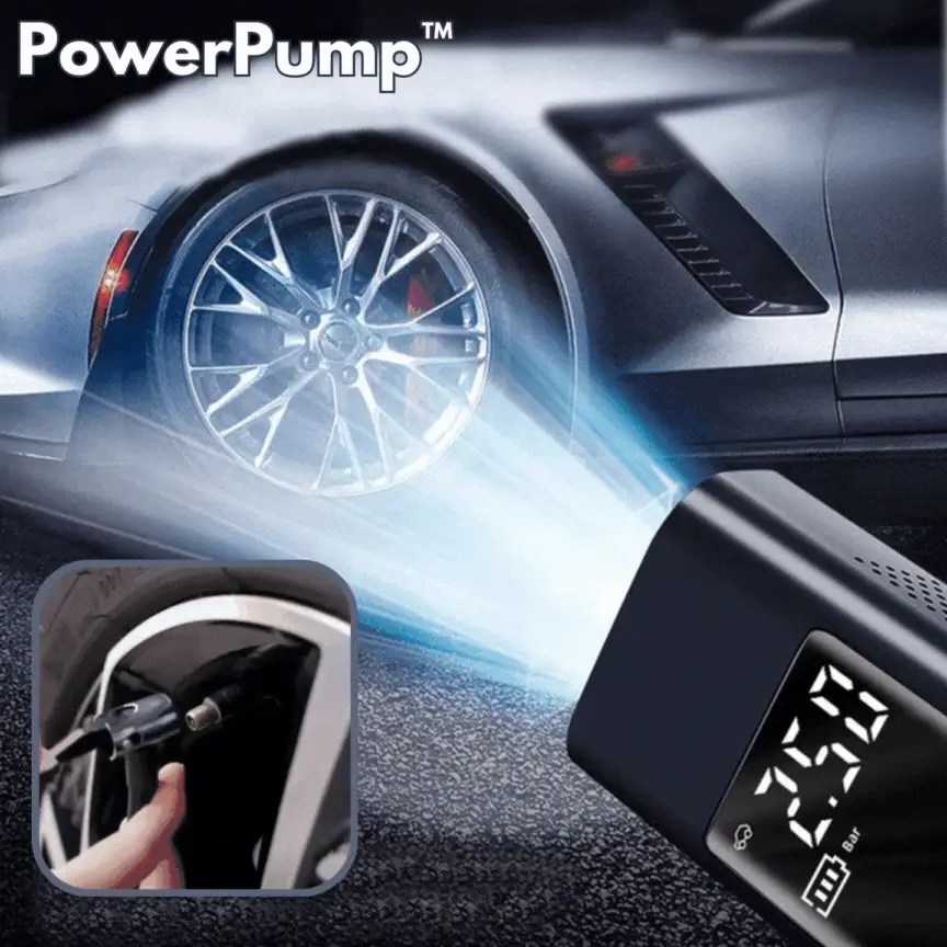 PowerPump⢠Tragbare Reifenfßllpumpe