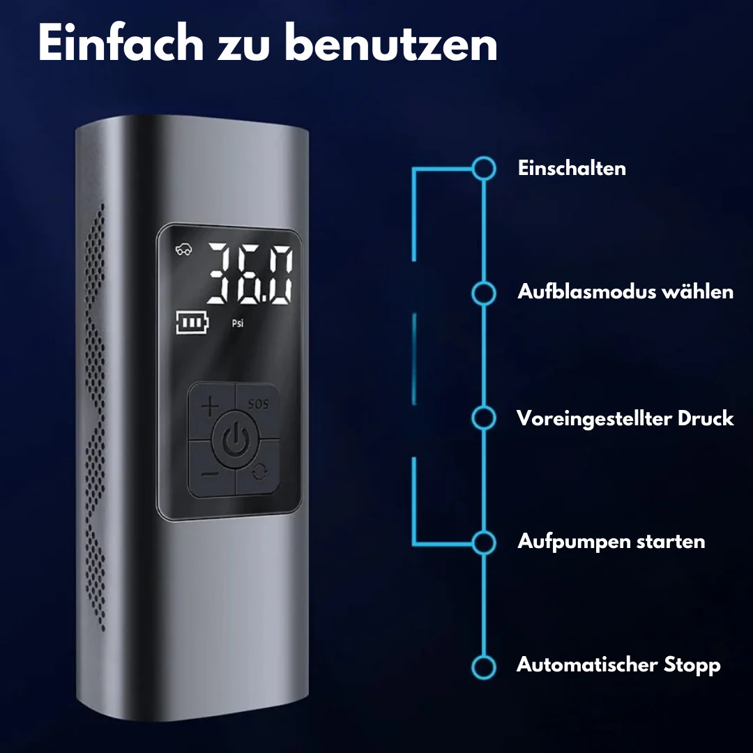 PowerPump⢠Tragbare Reifenfßllpumpe - Image 6