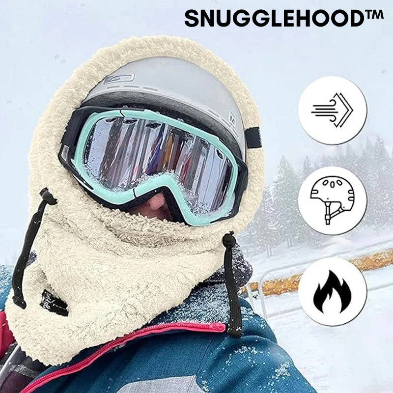 SnuggleHood⢠| Warme Plßschkapuze