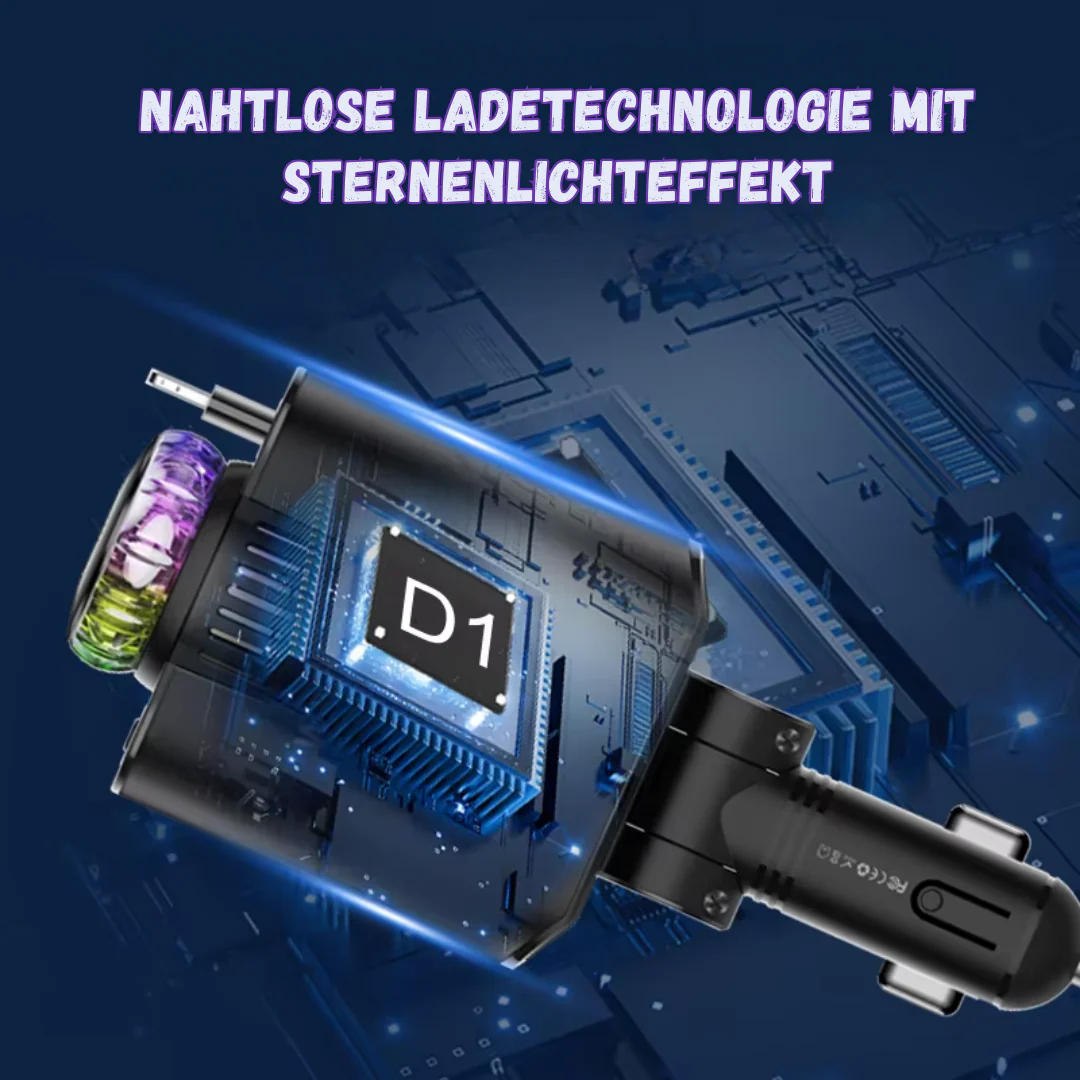 StarLinker™ | 3 in 1 Starlight Aufziehbares Autoladegerät - Image 5