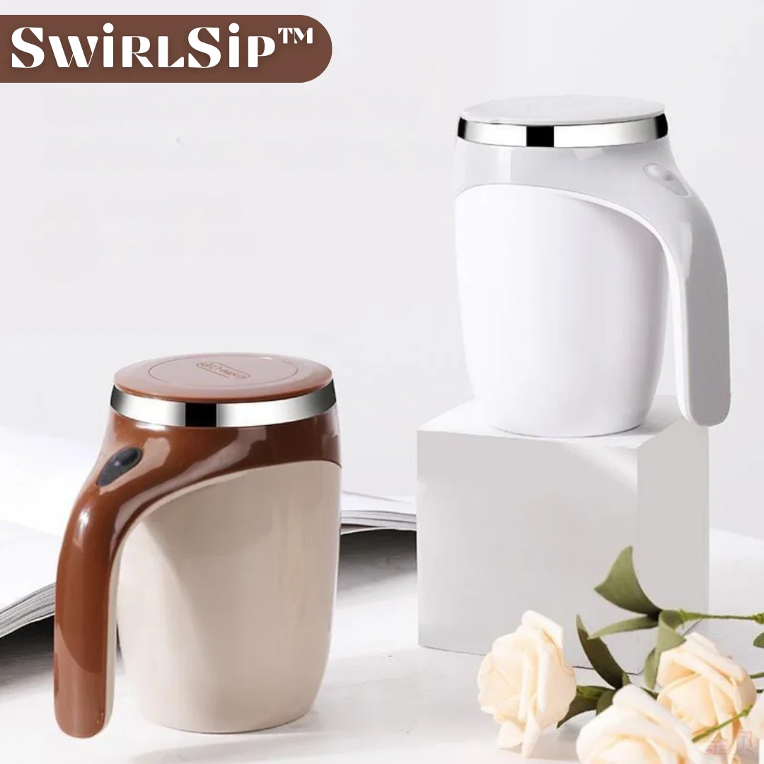 SwirlSip⢠- Automatisch rßhrender Kaffeebecher