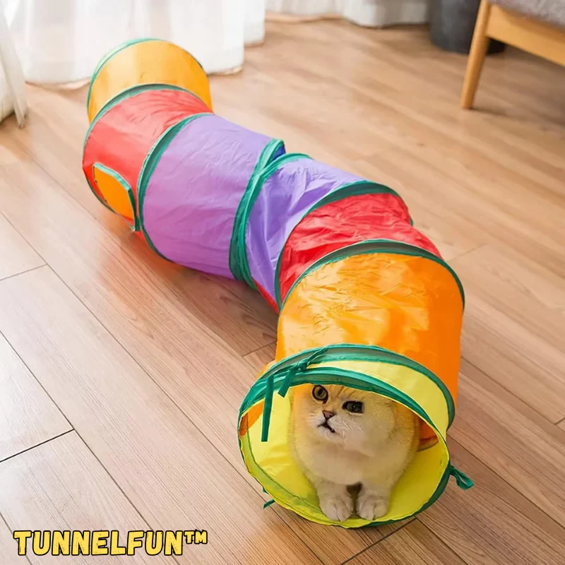 TunnelFun⢠| Faltbarer Katzentunnel