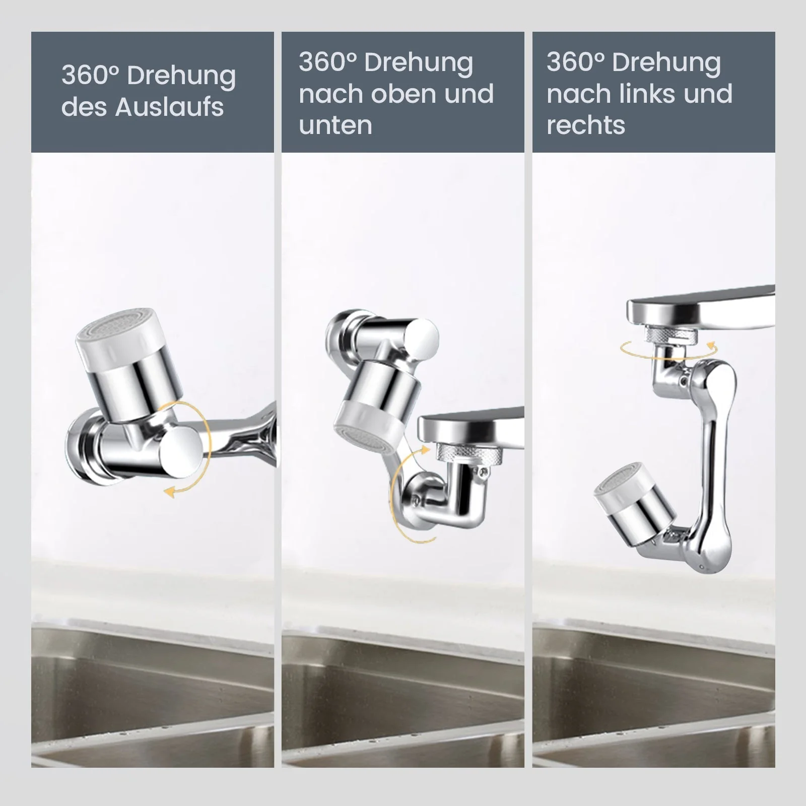 TwistTap™ - 1080 Grad drehbarer Verlängerungshahn - Image 5