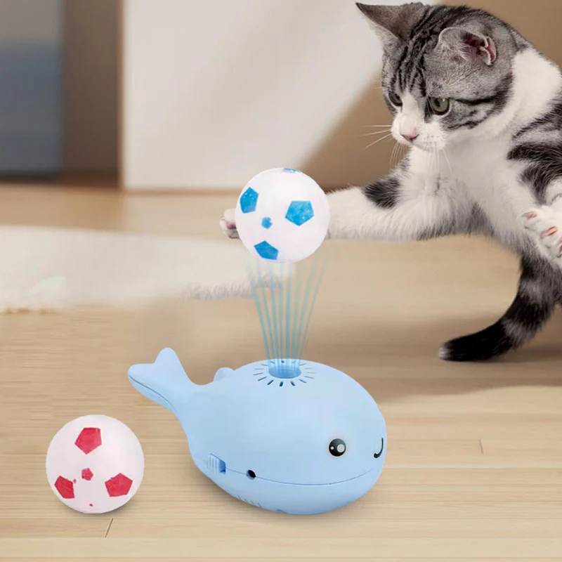 WhalePlay™ | Interaktiver schwebender Katzenball (2 Bälle GRATIS) - Image 2
