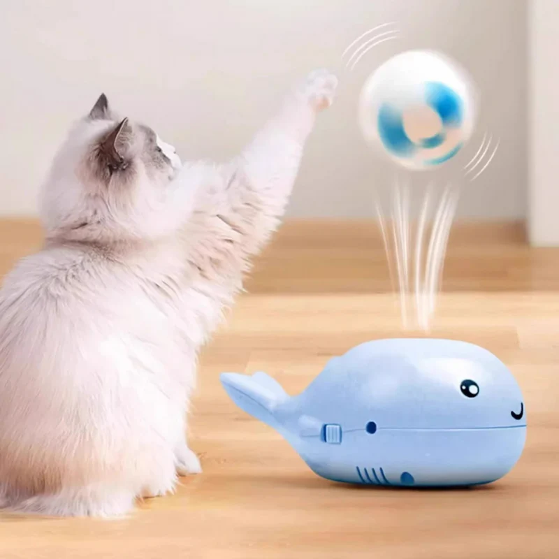 WhalePlay™ | Interaktiver schwebender Katzenball (2 Bälle GRATIS) - Image 4